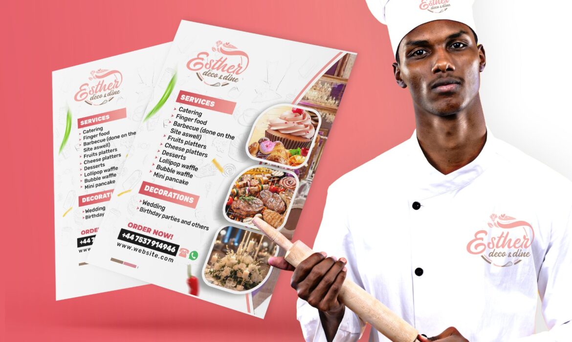 Esther Déco & Dine – Création d’une Identité Visuelle & Supports Marketing